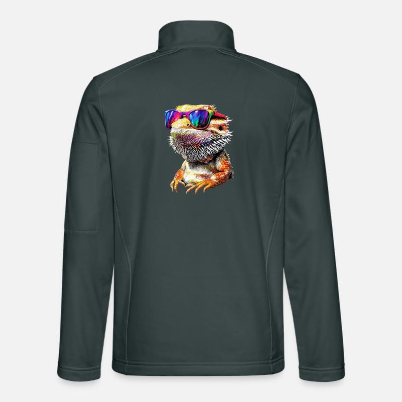 Bearded Dragon Lizard Bearded Dragon Cute Bearded Dragons Unisex Softshell Jacket