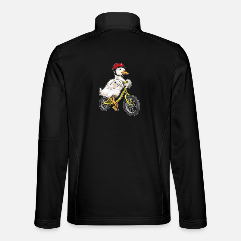 Vélo canard - Veste en tissu softshell Unisexe - noir
