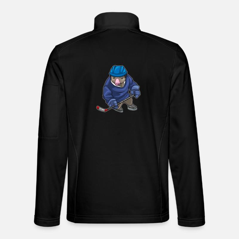 Mole Hockey Hockey Stick - Unisex Softshell Jacket - black