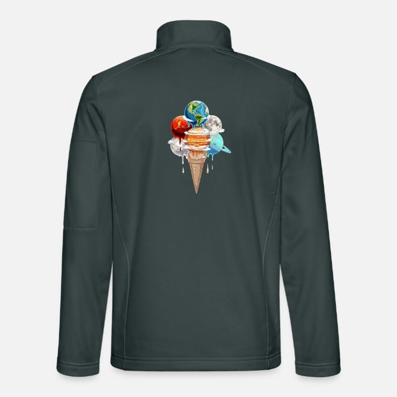 Planet Cream Cosmic One Ball Unisex Softshell Jacket