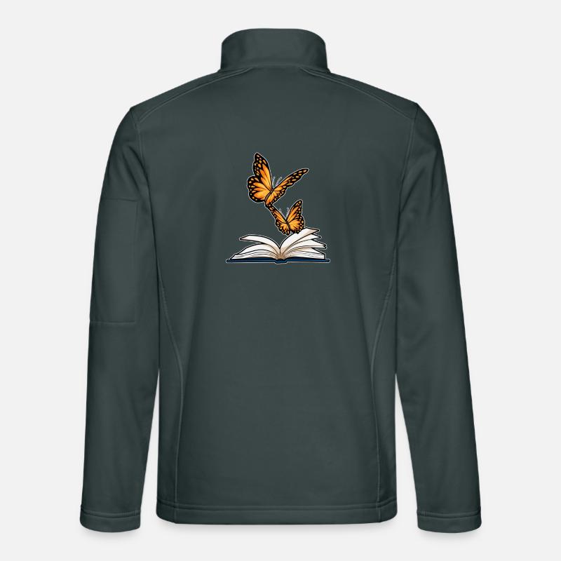 Butterfly Book Unisex Softshell Jacket