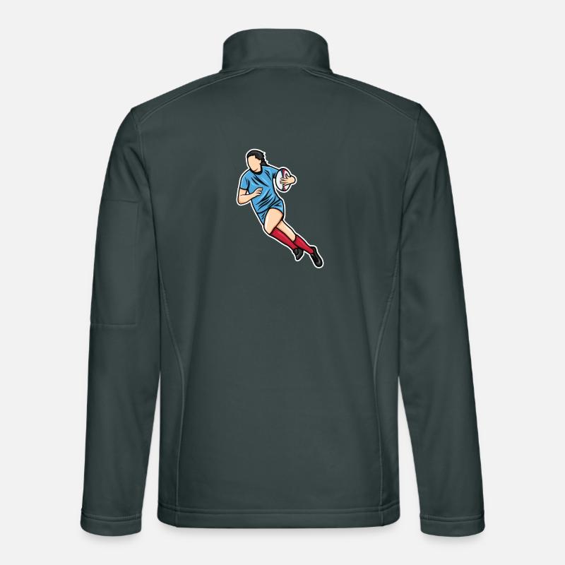Rugby féminin Veste en tissu softshell Unisexe