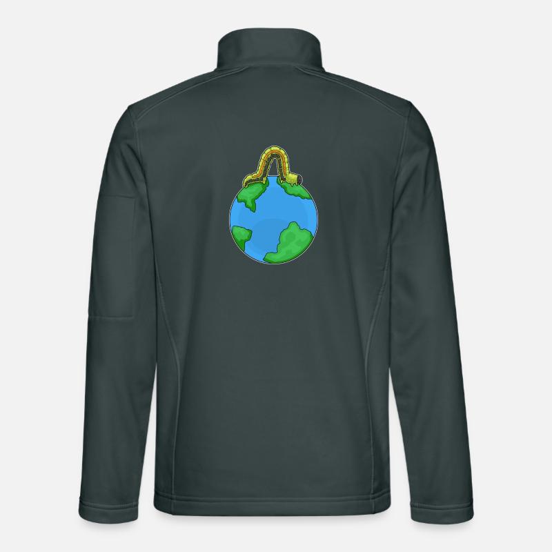 Raupe Erdkugel Unisex Softshelljacke