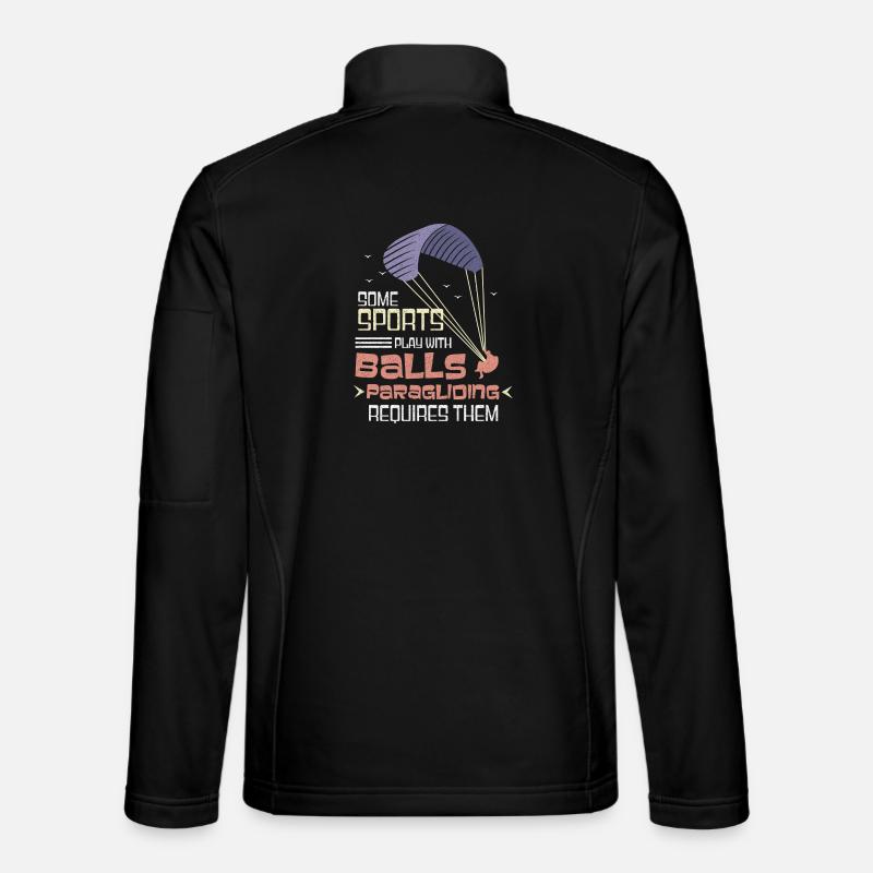 Le courage de voler - Veste en tissu softshell Unisexe - noir