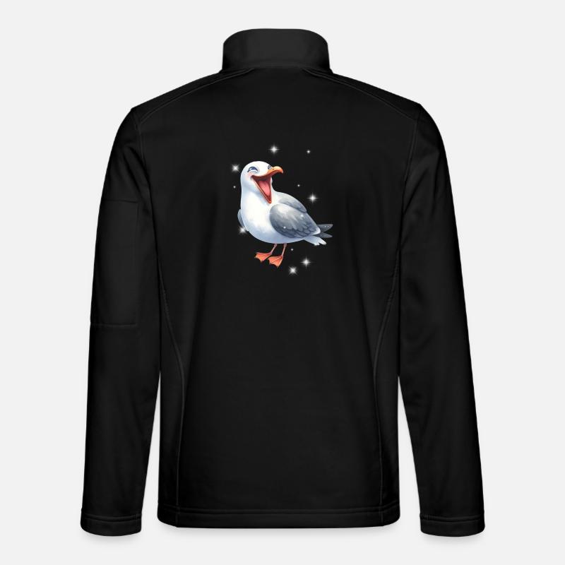 Children's Seagull Seagulls Maritime Unisex Softshell Jacket