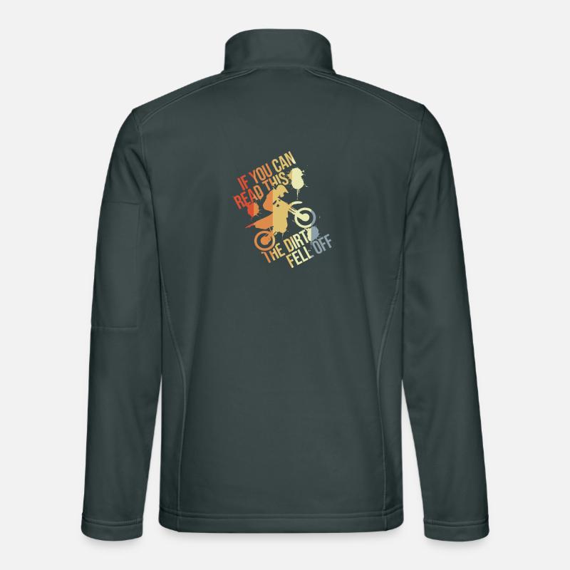 Der Dreck ist bereits ab Unisex Softshelljacke