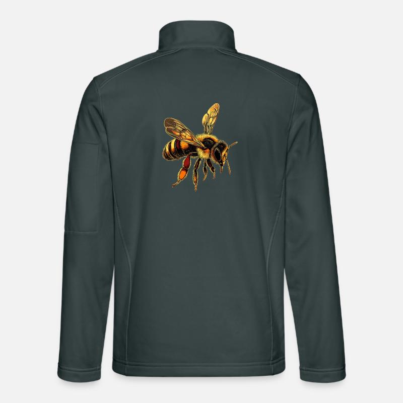 bees beekeeper honey beekeeper bees cute bee Unisex Softshell Jacket