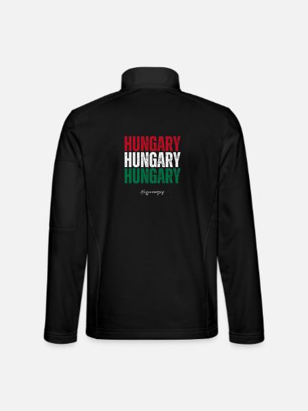 Hungarian pride, I love Hungary - Unisex Softshell Jacket - black