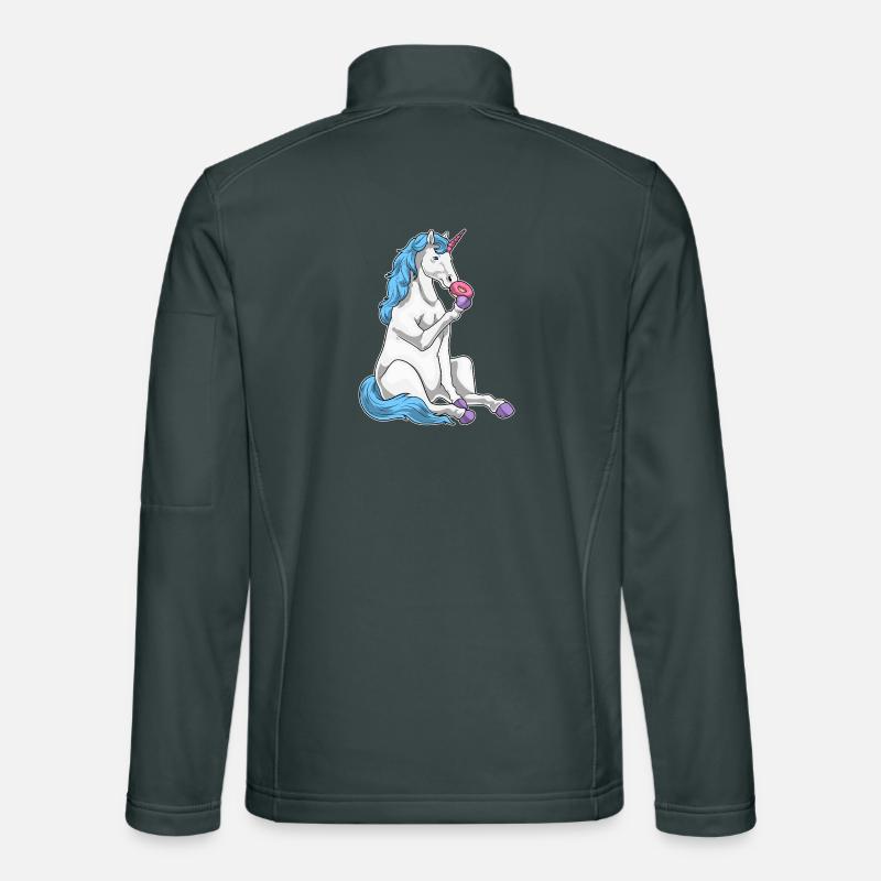 Unicorn Donut Unisex Softshell Jacket