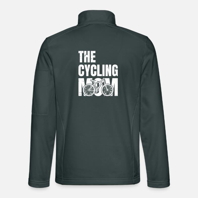 the cycling mom Unisex Softshelljacke