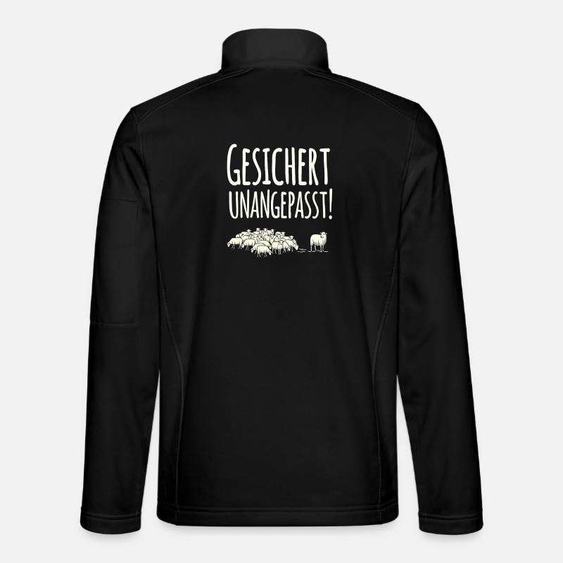 Secured non-conformist sheep herd Unisex Softshell Jacket