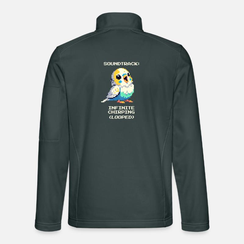 Soundtrack: Endless Chirping | Budgie Unisex Softshell Jacket