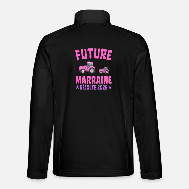 Future Marraine Récolte 2026 - Veste en tissu softshell Unisexe - noir