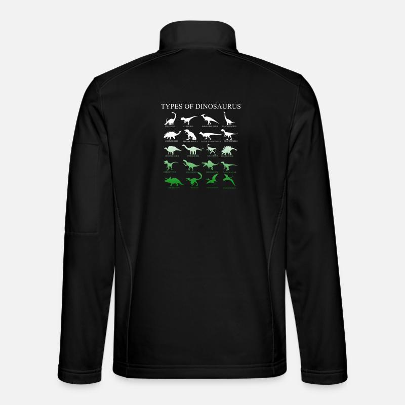 Dinosaur - Unisex Softshell Jacket - black