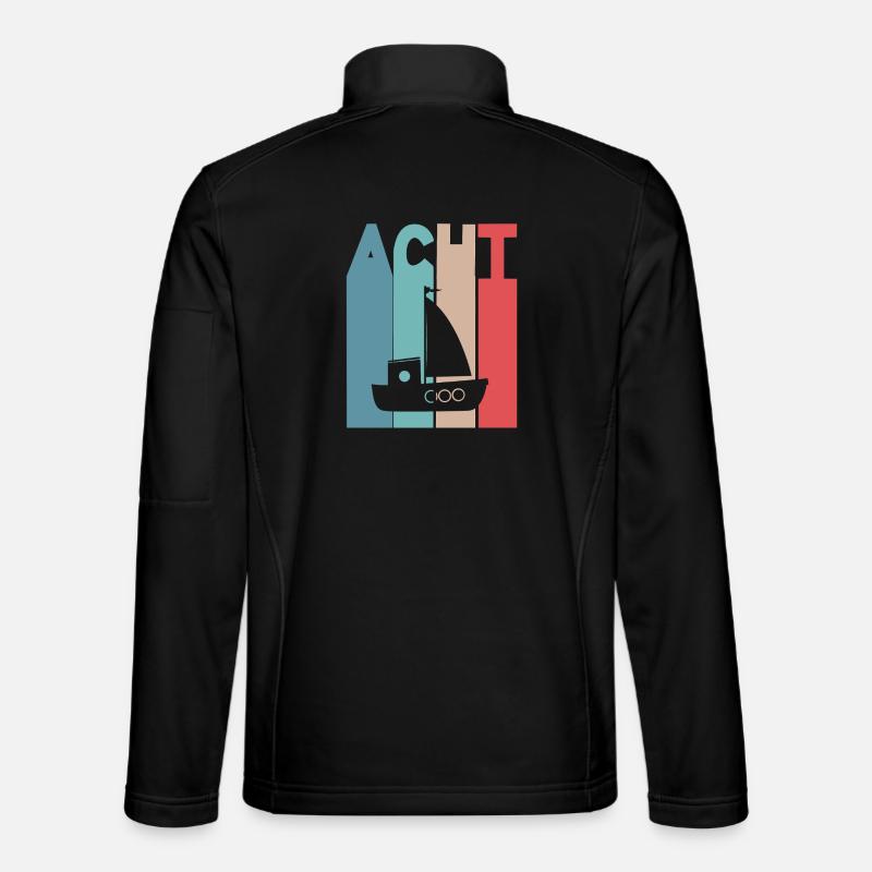 8 years children's birthday ship - Unisex Softshell Jacket - black