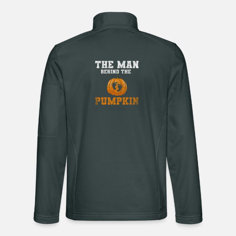 Pumpkin Man Parenthood Design Unisex Softshell Jacket