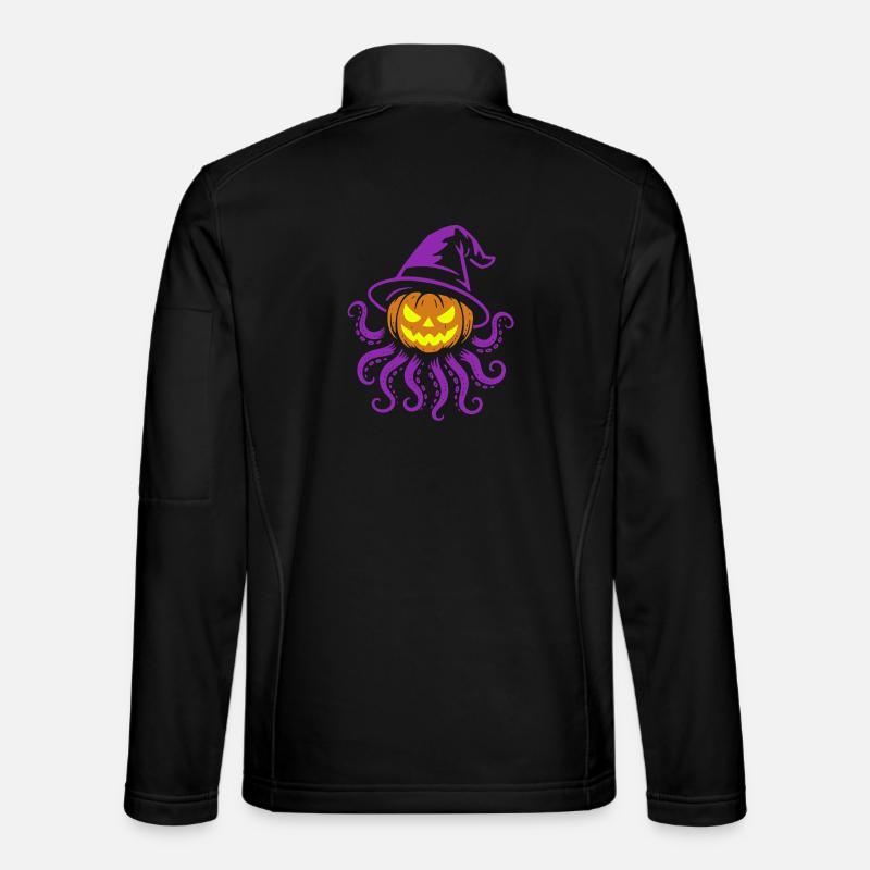 Octopumpkin - Spooky pumpkin with tentacles Unisex Softshell Jacket