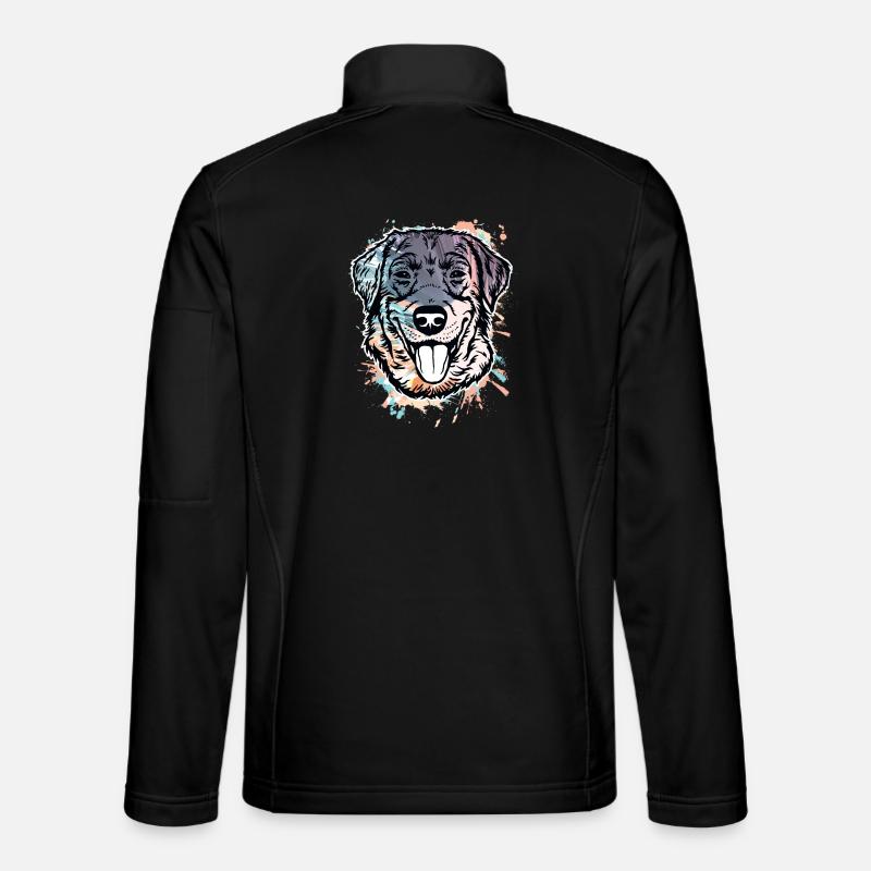 Labrador Retriever - Unisex Softshell Jacket - black