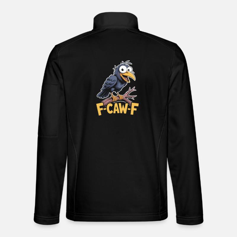 F-Caw-F Meme Crow Veste en tissu softshell Unisexe
