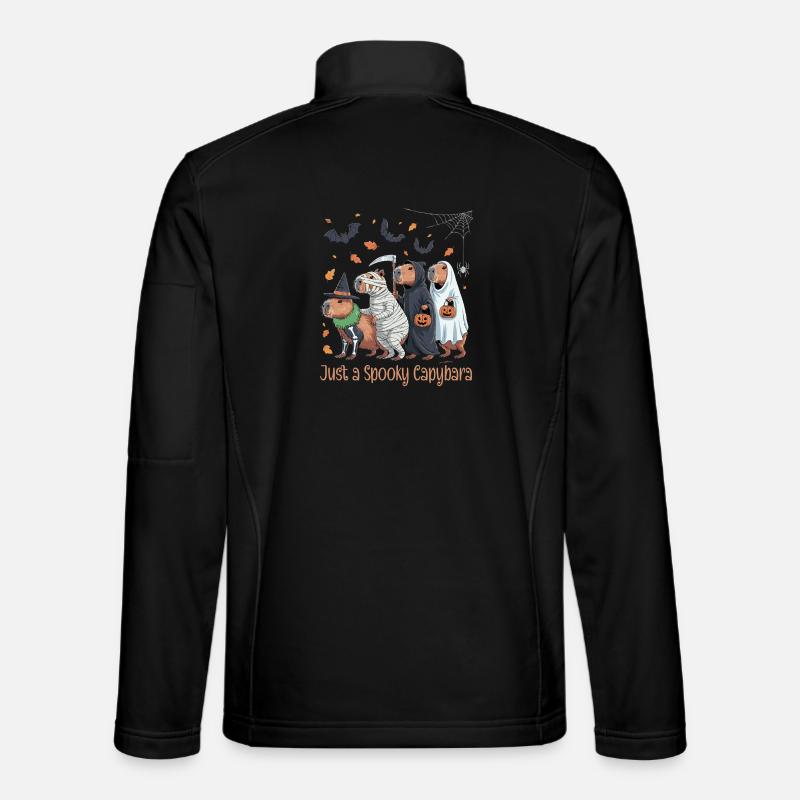 Capybara Halloween Kostüm - Unisex Softshelljacke - Schwarz