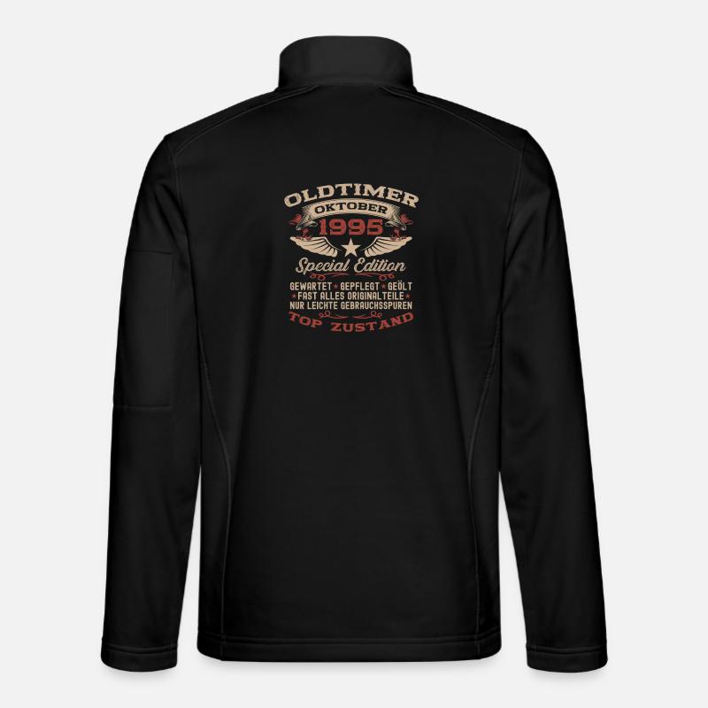 30. Geburtstag Geschenk Oldtimer Oktober 1995 Unisex Softshelljacke