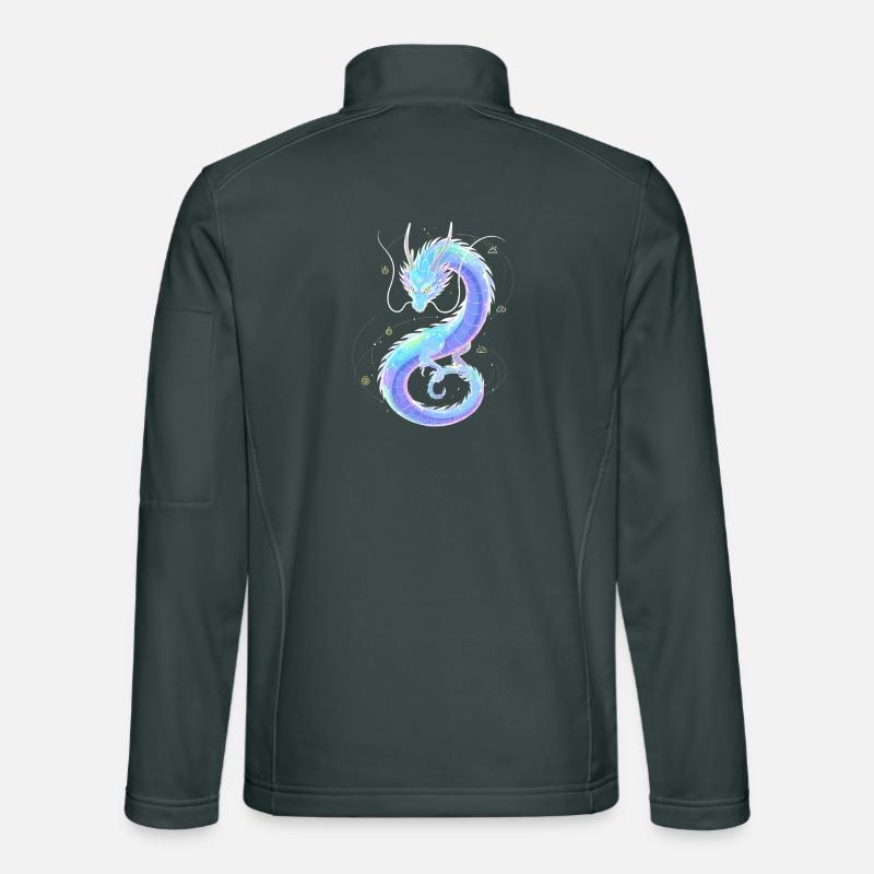 Mystischer Äther Drache | Soul Weaver Unisex Softshelljacke