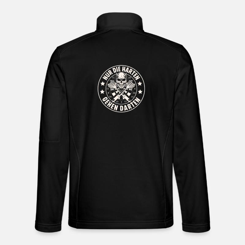 darts - Unisex Softshell Jacket - black