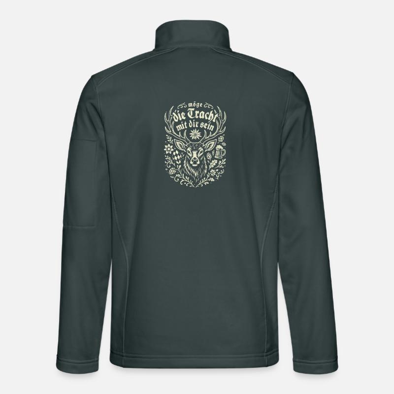 Möge die Tracht mit dir sein - Festzelt & Gaudi Unisex Softshelljacke