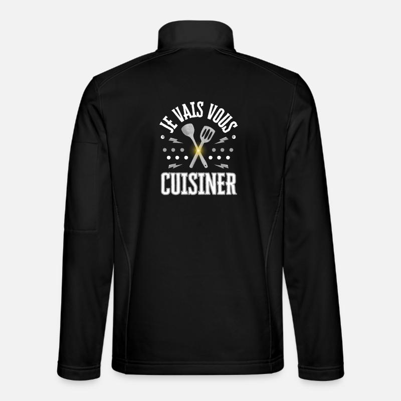 I'LL COOK FOR YOU - Unisex Softshell Jacket - black