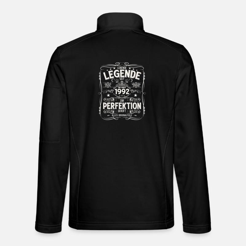 33e anniversaire Original octobre 1992 - Veste en tissu softshell Unisexe - noir