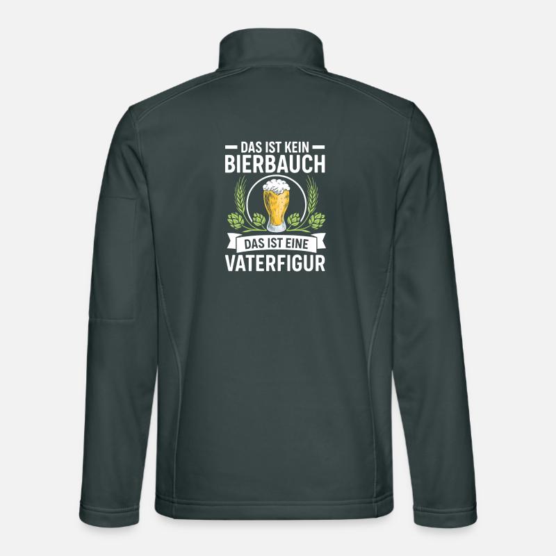 Bald Papa DAS IST KEIN BIERBAUCH DAS IST EINE Unisex Softshelljacke