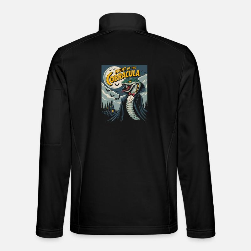 La nuit du cobra vampire suceur de sang Halloween Veste en tissu softshell Unisexe