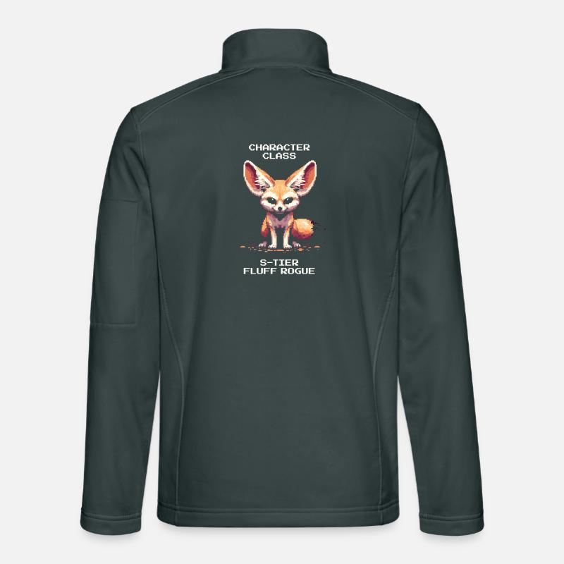 Méchant Fluff de niveau S | Fennec, Jdr Veste en tissu softshell Unisexe