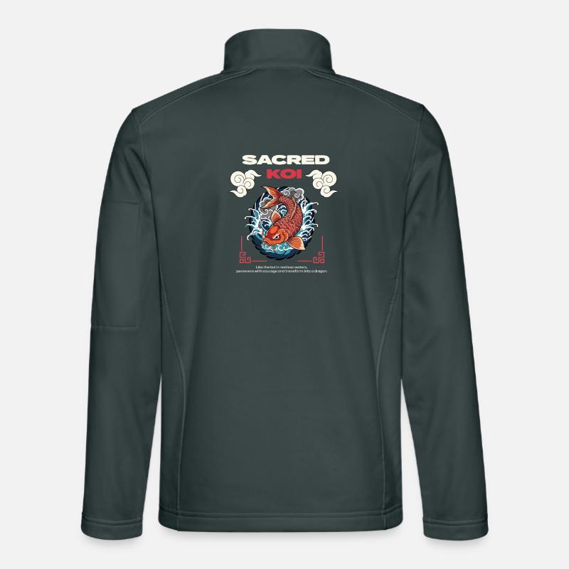 Sacred Koi Unisex Softshell Jacket