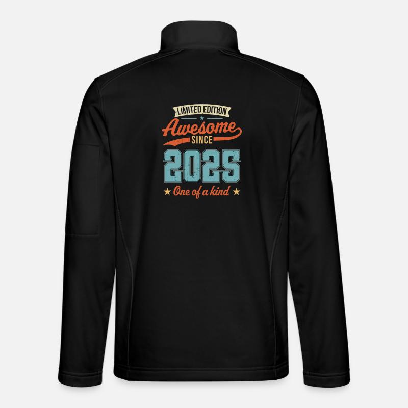 Awesome Since 2025 - Unisex Softshell Jacket - black