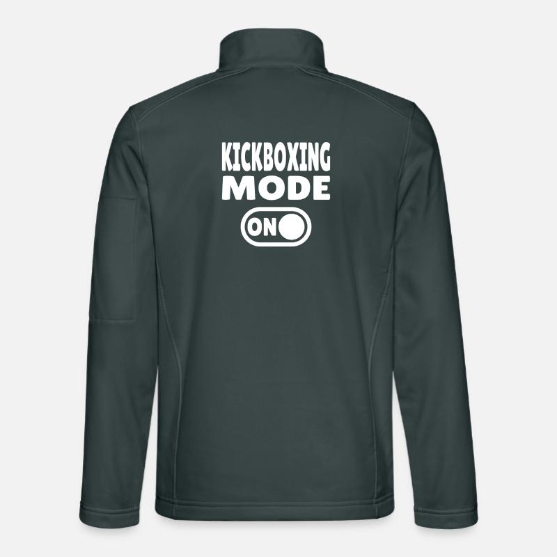 Kickboxing Mode ON – Power for Martial Artists Unisex Softshell Jacket