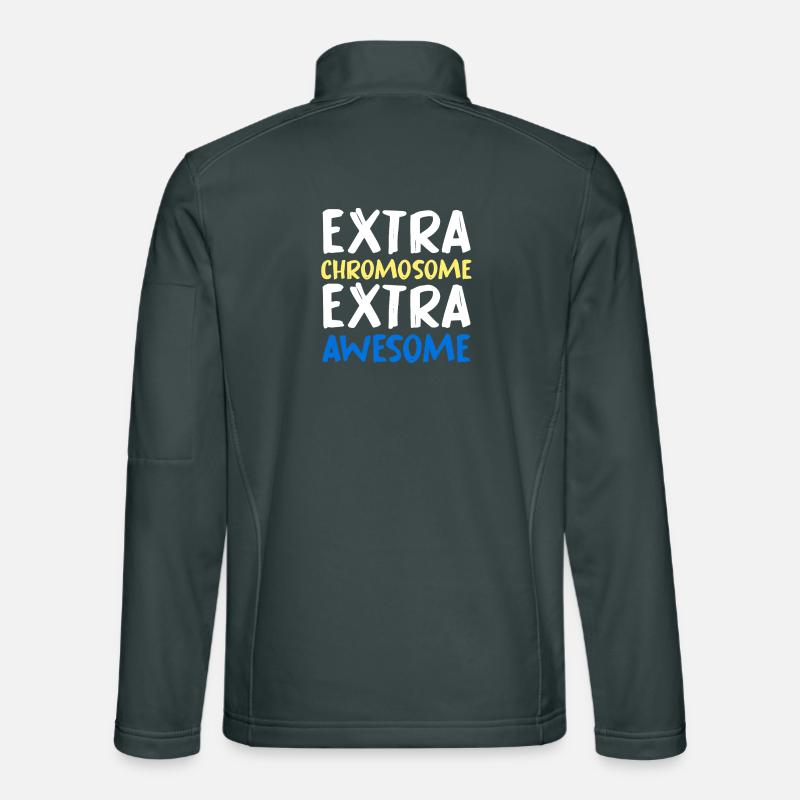 Extra Chromosome Extra Awesome Unisex Softshell Jacket