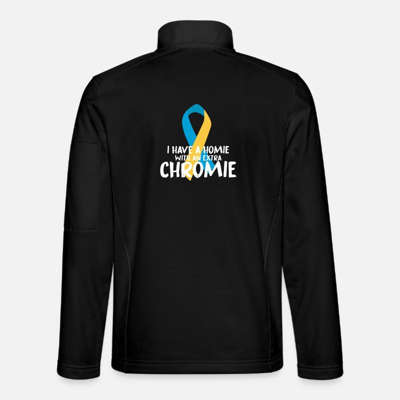 Chromie Ribbon Design - Unisex Softshell Jacket - black