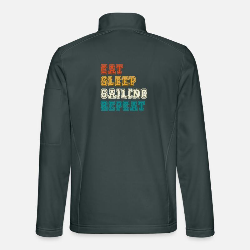 Eat Sleep Sailing Repeat Unisex Softshelljacke