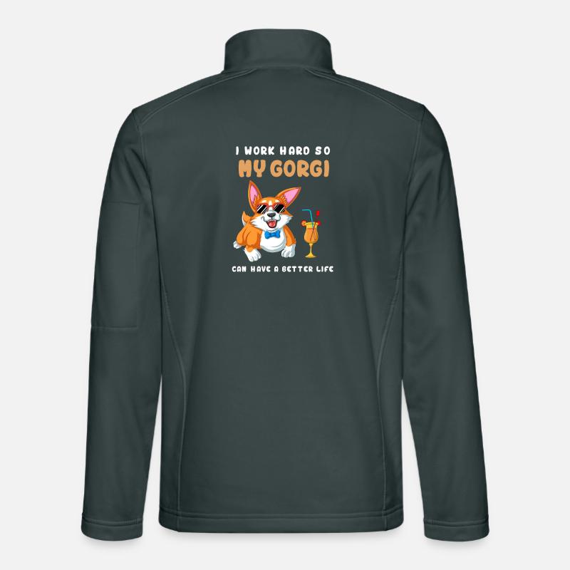 Corgi Better Life Unisex Softshell Jacket