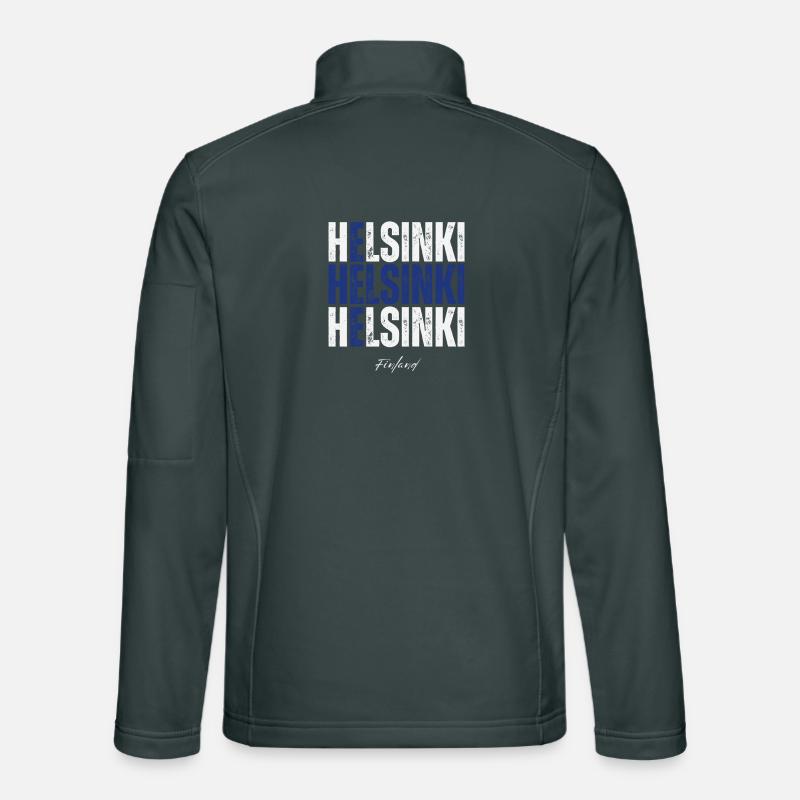 Helsinki Finnland, eine Erinnerung an Helsinki Unisex Softshelljacke