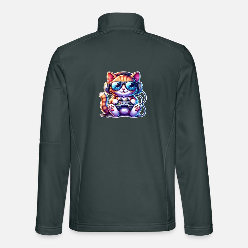 Jeux de chat Veste en tissu softshell Unisexe