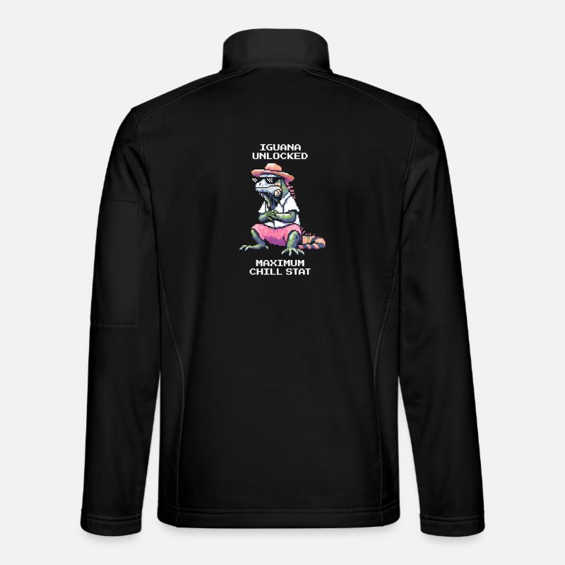 Iguane débloqué | Chill-Stat Max - Veste en tissu softshell Unisexe - noir