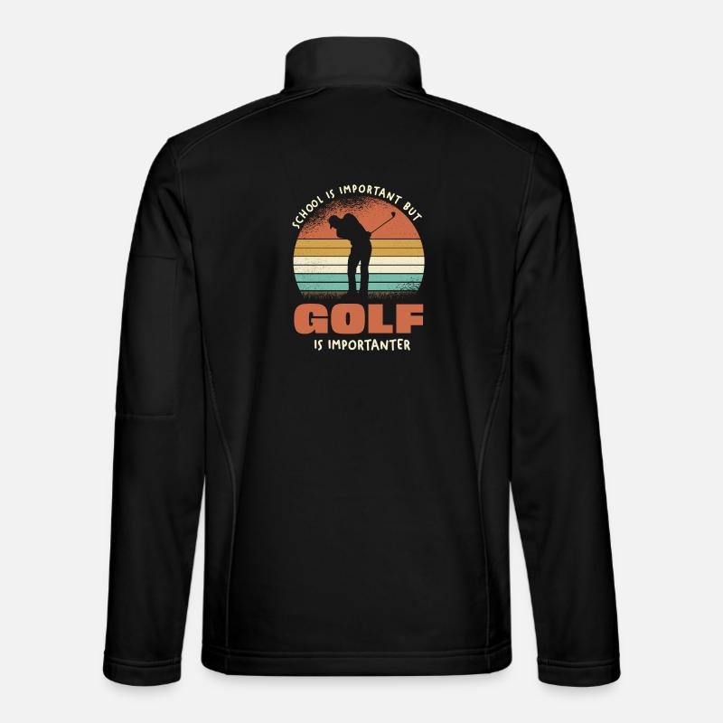 Golf is the most important - Unisex Softshell Jacket - black