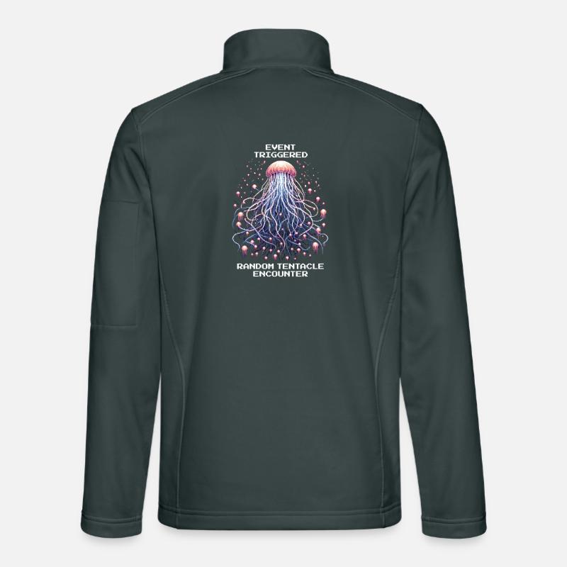 Event Triggered: Random Tentacles | Jellyfish Unisex Softshell Jacket