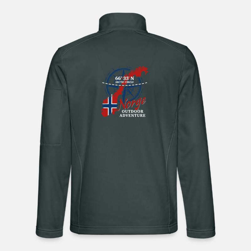 Arctic Circle Norge - Cadeau de vacances en Norvège Veste en tissu softshell Unisexe