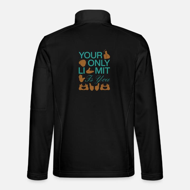 Acceptance instead of prejudice Unisex Softshell Jacket