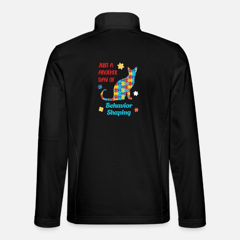 Liebe, Akzeptanz, Autismus Power - Unisex Softshelljacke - Schwarz