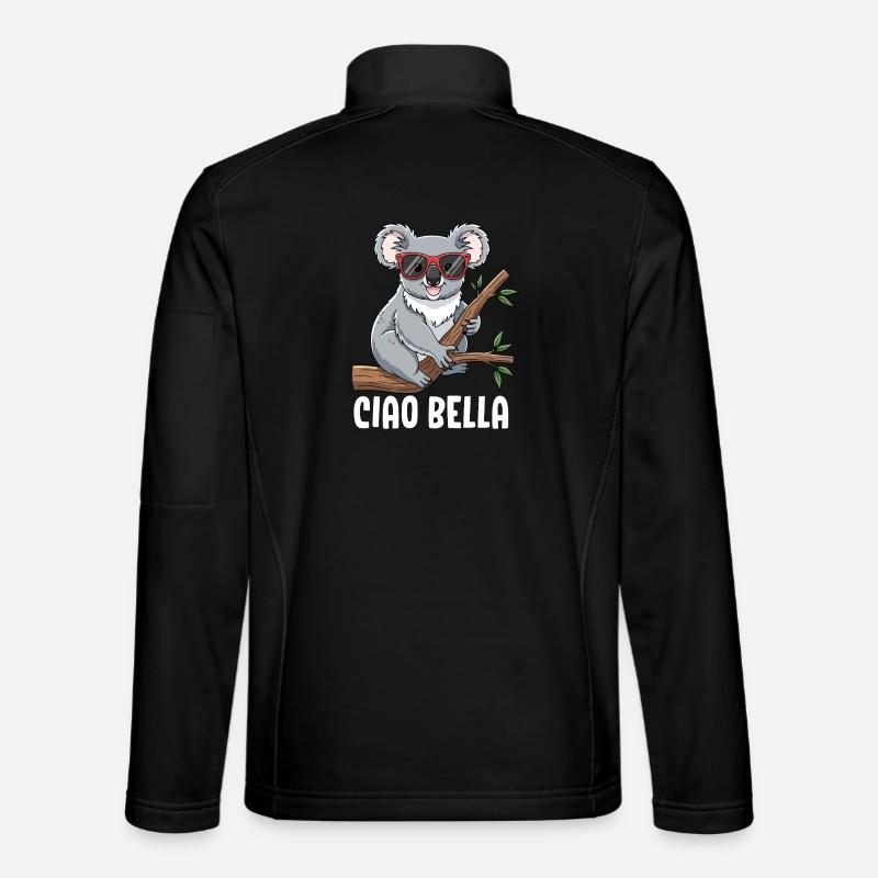 Ciao Bella - Unisex Softshelljacke - Schwarz