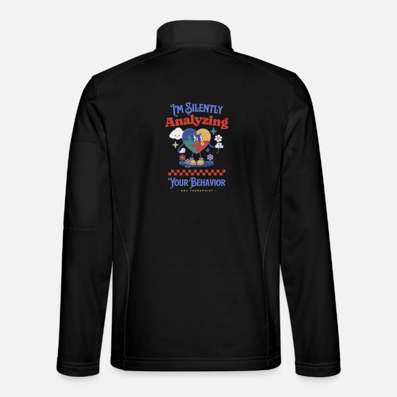 Liebe, Akzeptanz, Autismus Power - Unisex Softshelljacke - Schwarz